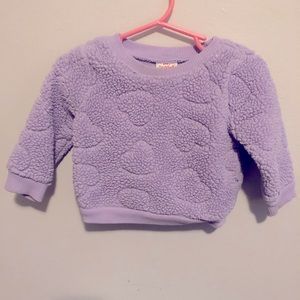 Cat & Jack | Purple Heart Pullover Sweater